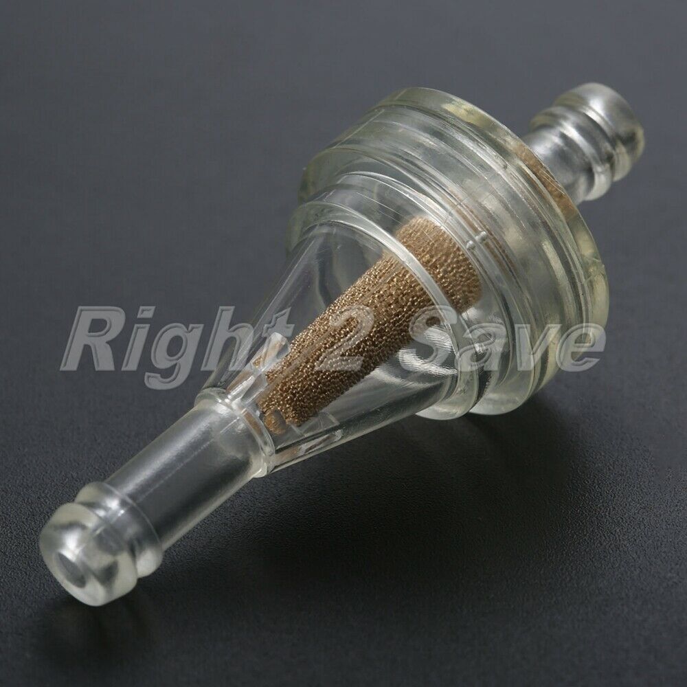 White Motorcycle 1/4" 6mm 7mm Inner Gas Fuel Oil Filter Cleaner for Kawasaki