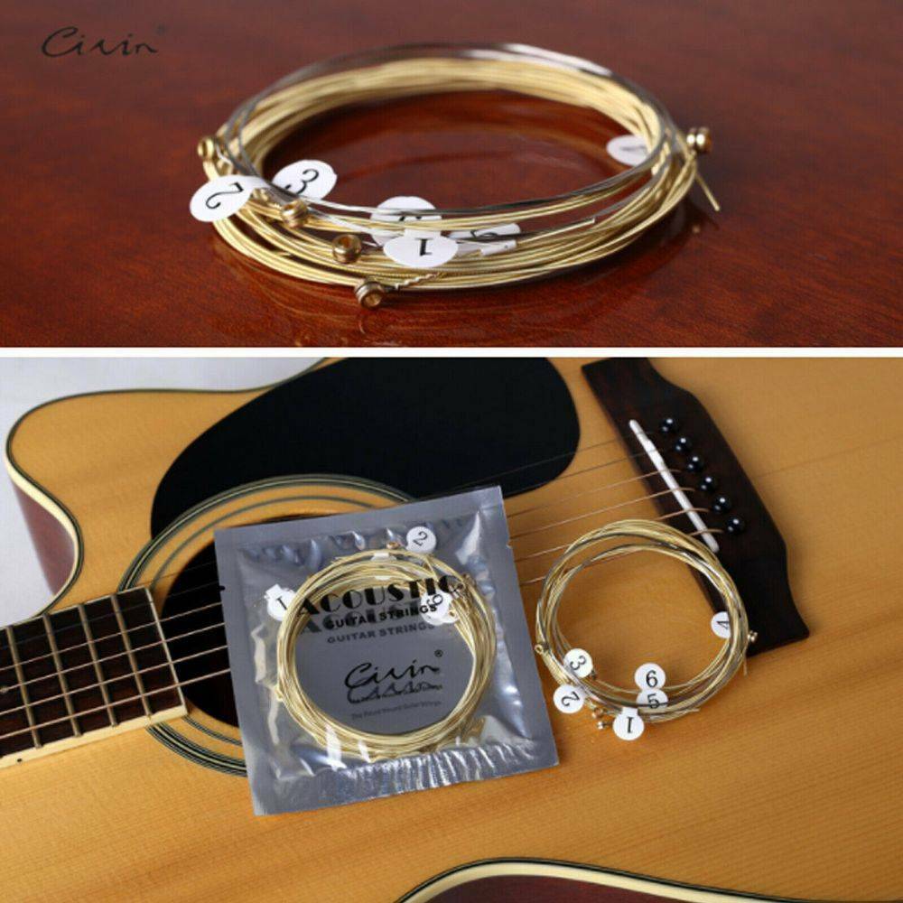 Lots 6 PCS Acoustic Guitar Strings Set Phosphor Bronze&Steel Strings Accessories