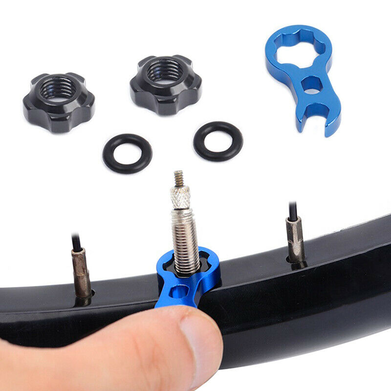 Road Mountain Bike Bicycle Gas Air Nozzle Tire Presta Valve Core Nut ScY1