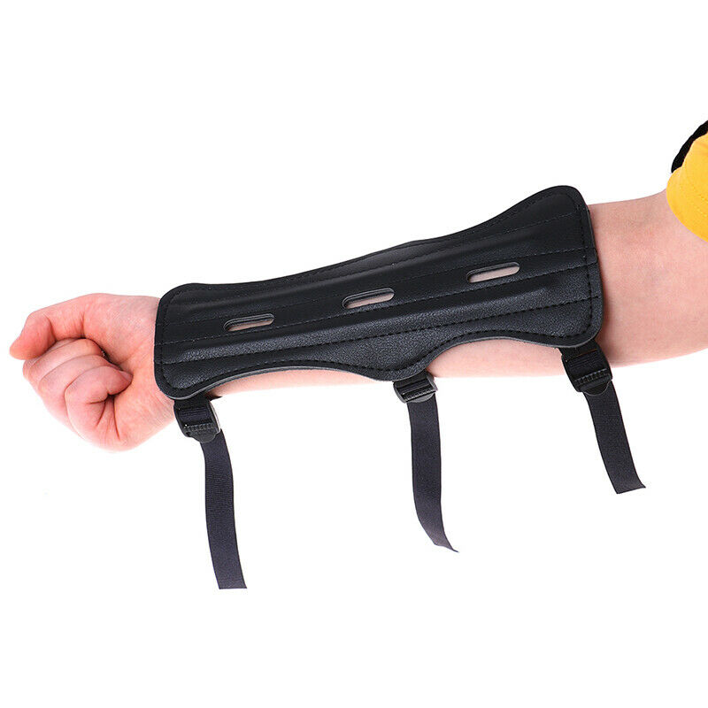 Outdoor Supplies Adjustable Archery Arm Guard Shooting Glove Hunting BracerJ Tt