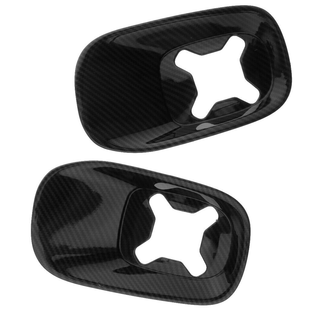 2Pcs Rear Fog Light Lamp Frame Cover Moulding Trim For Jeep Rendgade 16-17