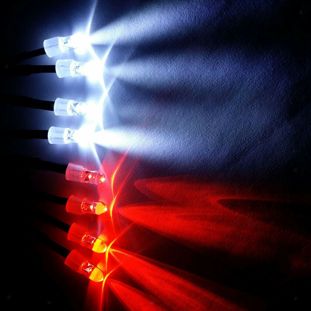 8x LED Lights Taillight Kit 8 LED For 1/5 1/8 1/10 1/12 1/16 RC Car Truck