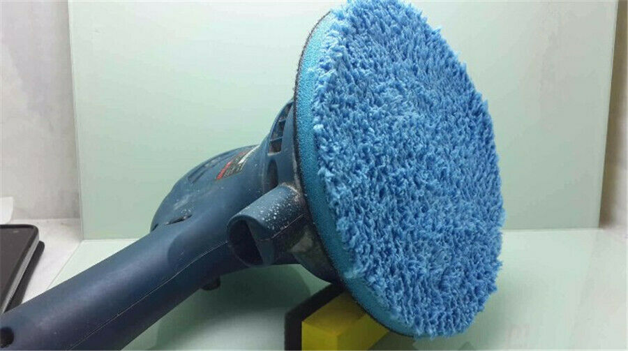 Microfiber Cutting Pad Buffing Remove Moderate Paint Car Care 4" Polishing Pad