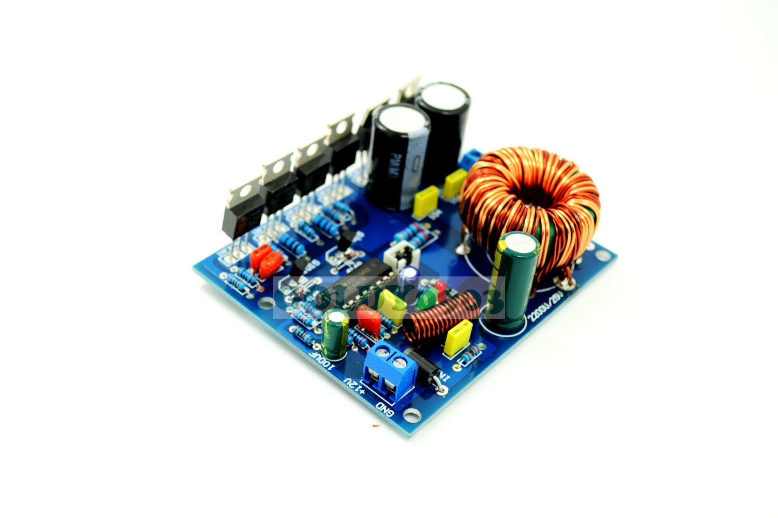 12V Switching Power Boost +/-25V-36V TDA7294+LM3886 Amplifier