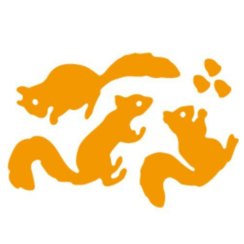 Christmas Squirrel nuts Set Cutting Dies For Scrapbooking Card Craft Deco.l8