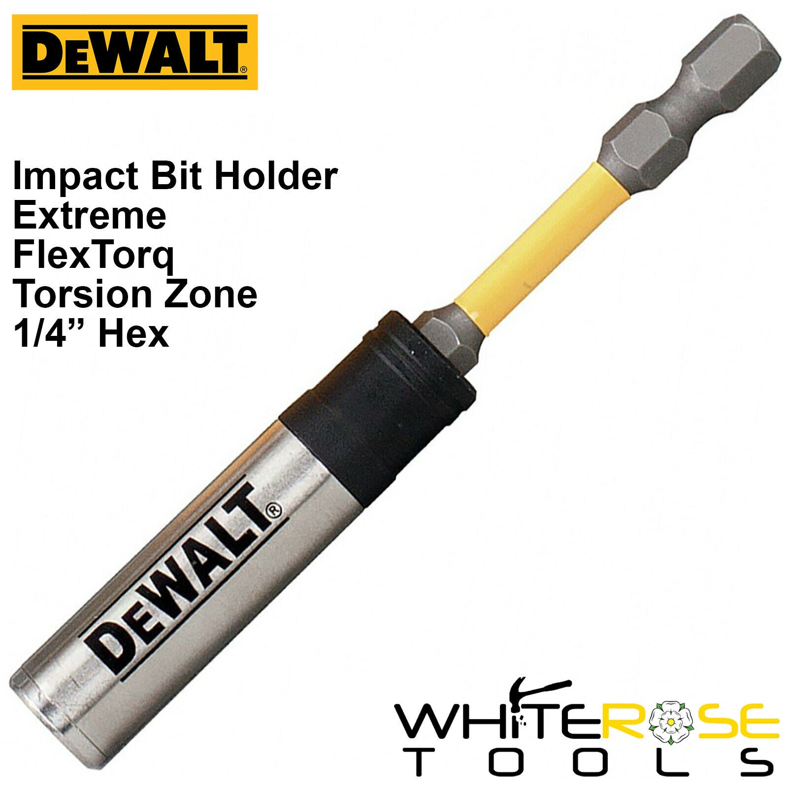 DeWalt Impact Bit Holder Extreme FlexTorq Torsion Zone Magnetic Driver 1/4" Hex