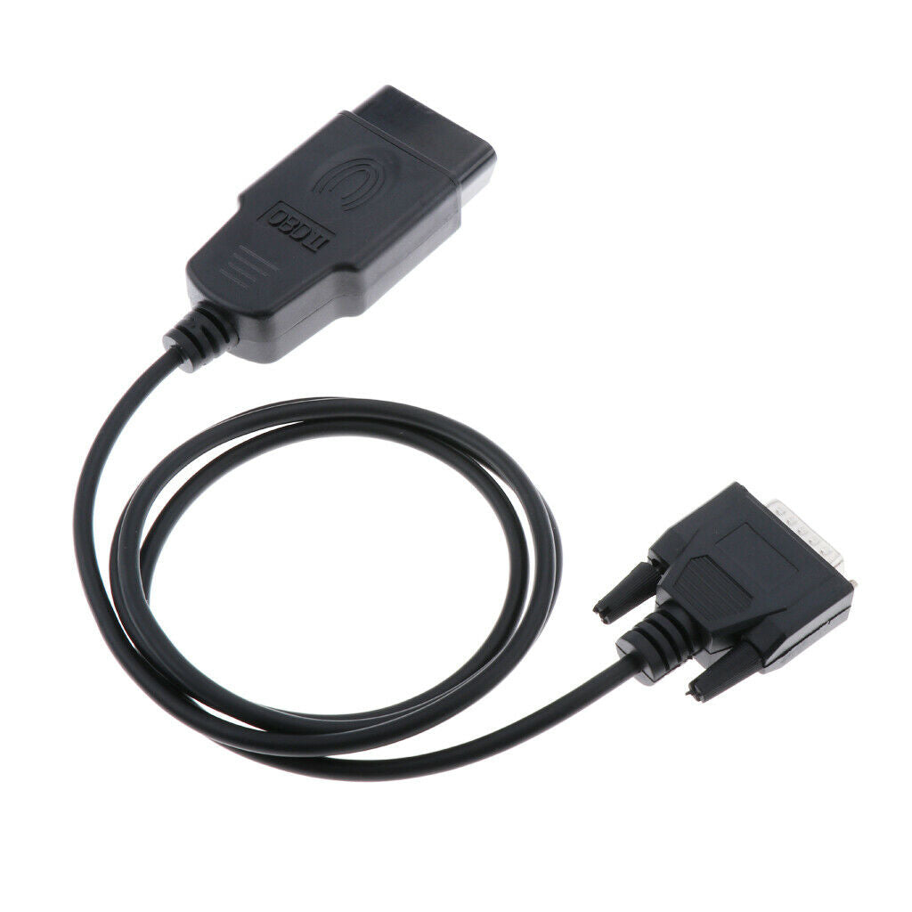 Car OBD II 2 16Pin to DB15 15Pin Diagnostic Extension Convertor Cable