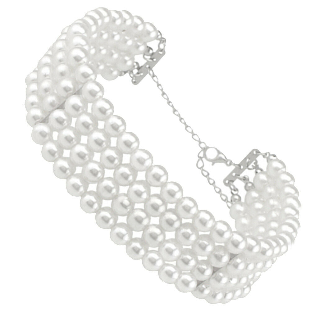 Women's Chain Necklace Choker Necklace Chain with Beading Embellishment -
