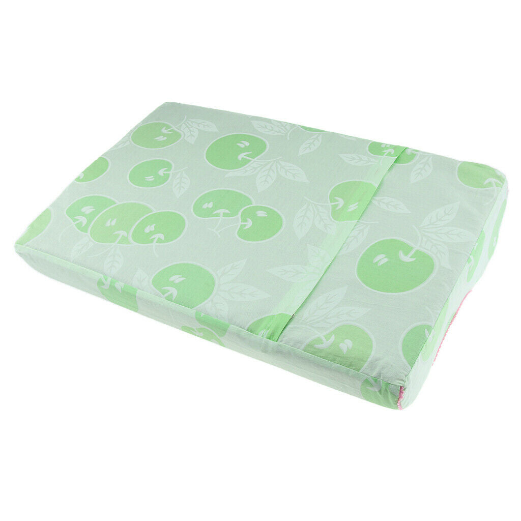 Wave Cervical Pillow Neck Support Cushion Massage Bolster for Sleeping Green