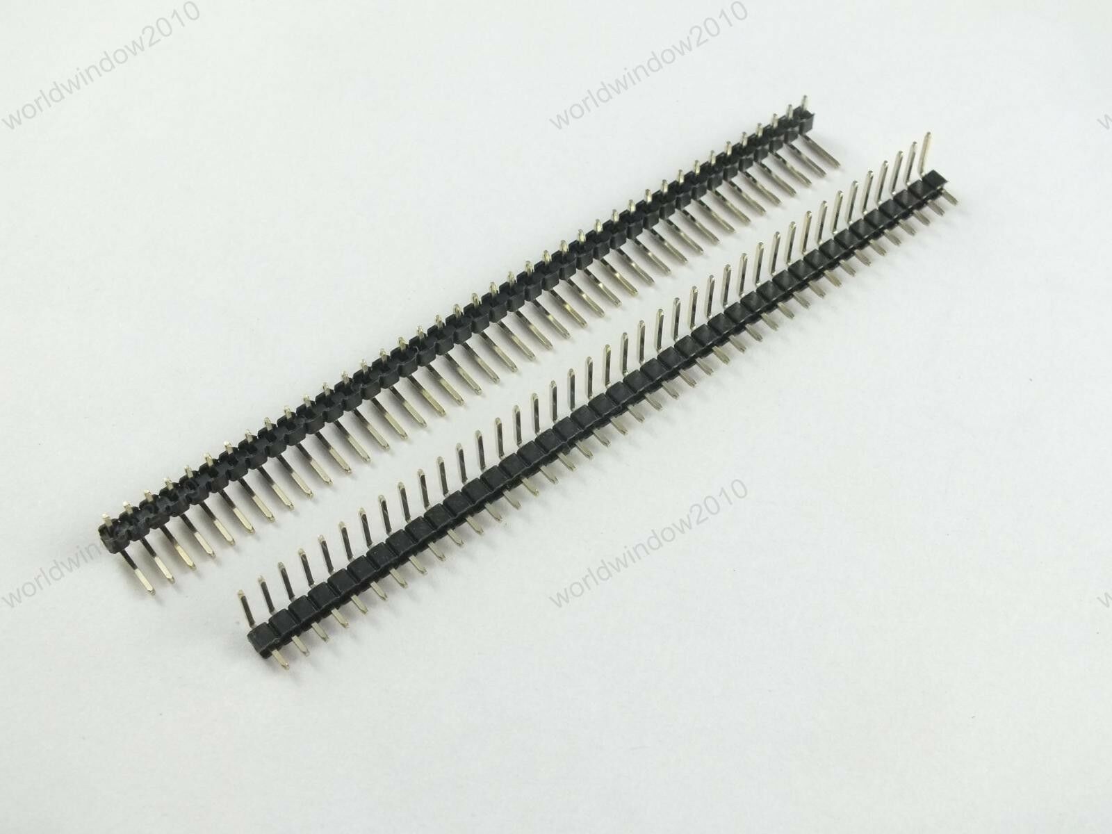 Special offer!! 10pcs 2.54mm 40Pin 1x40 Male Single Row Right Angle Pin header
