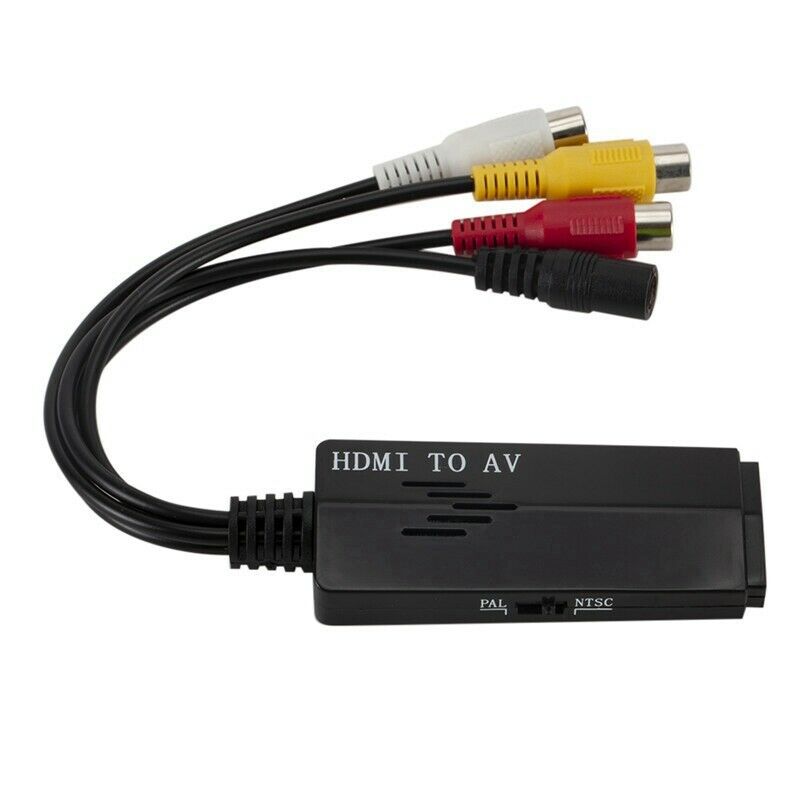 1080P MI to RCA Composite AV CVBS Video Cable Converter Adapter Support NTS G1B2