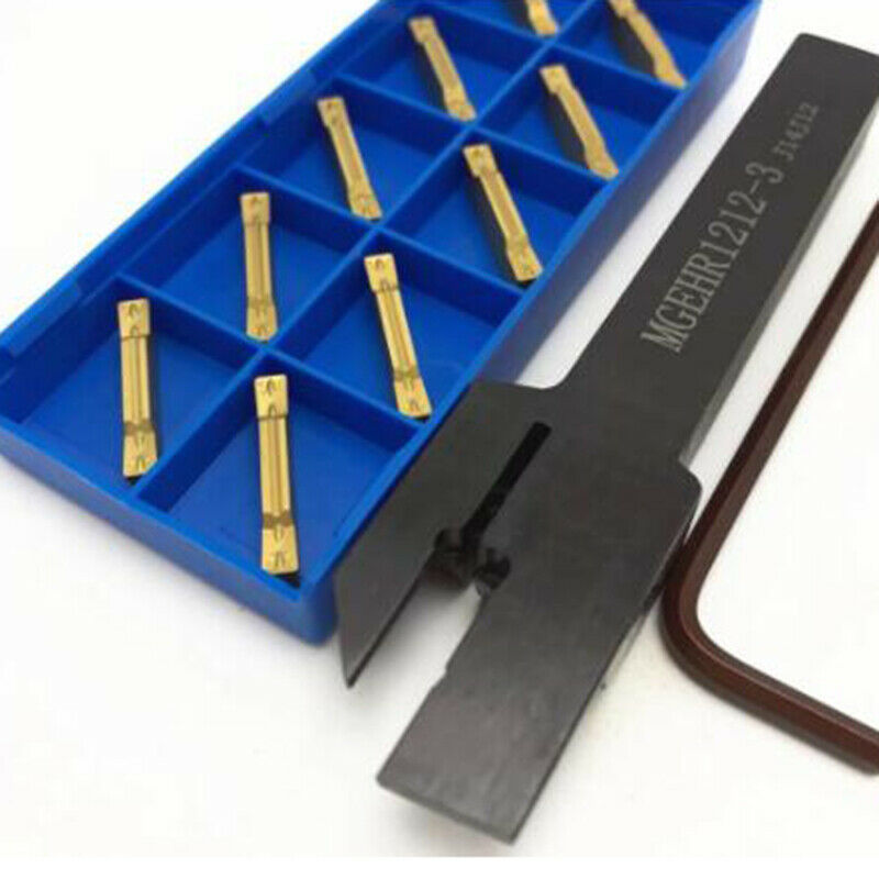 MGEHR1212-3 Cutter External Grooving Tool Turning Holder +  MGMN300-G inserts