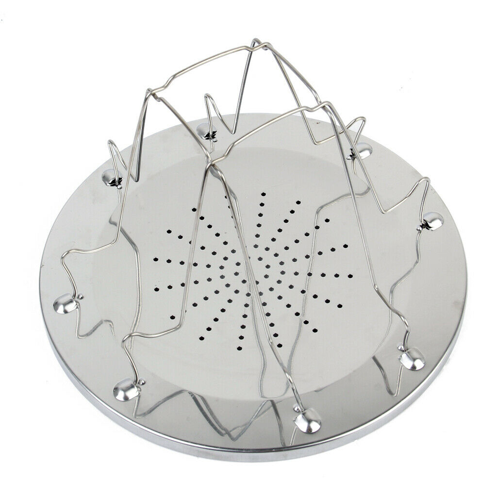4-Slice Stainless Steel Toast Tray for Camping Picnic Kitchen