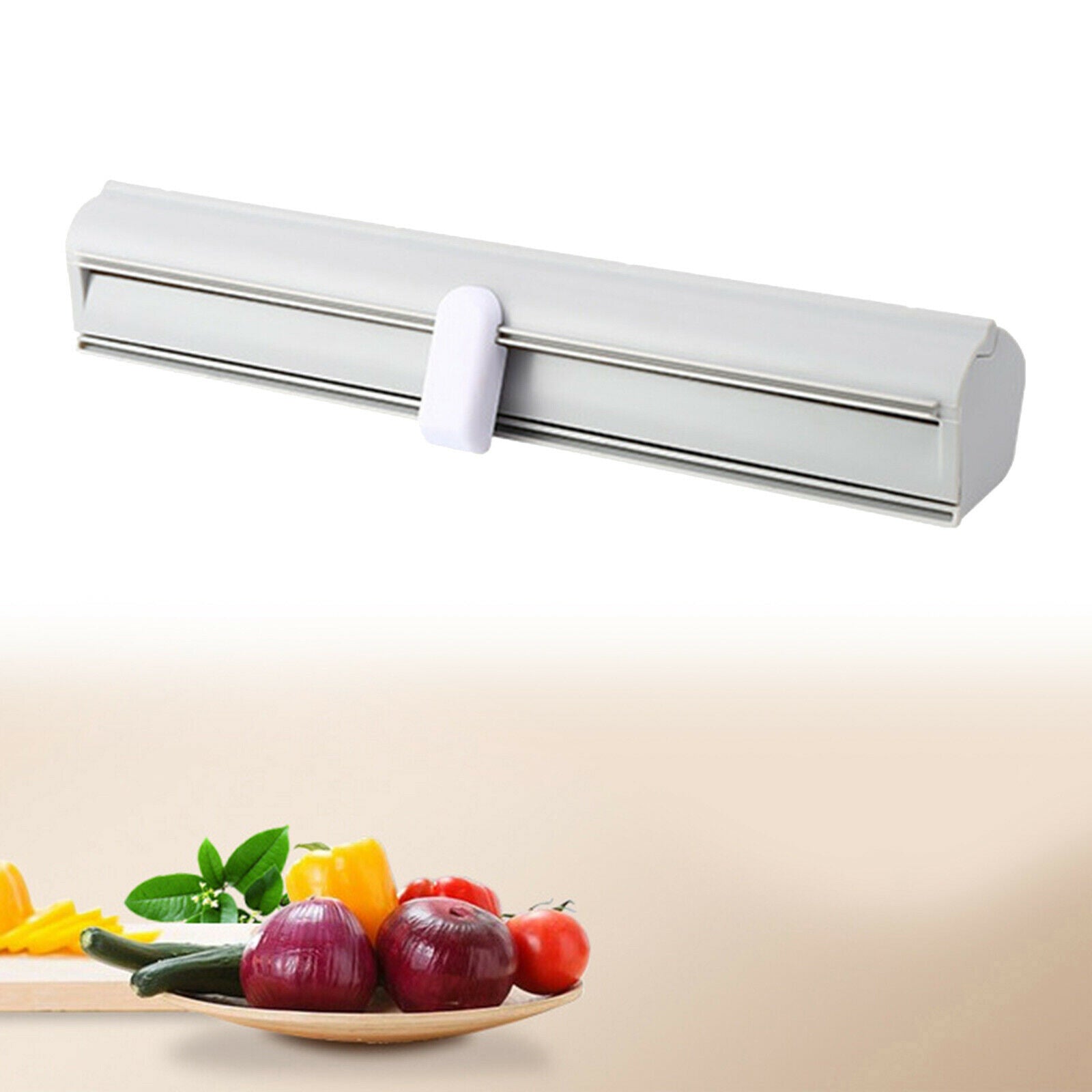 Plastic Wrap Dispenser Kitchen Tools Cling Food Wrap Dispenser Film Cutter