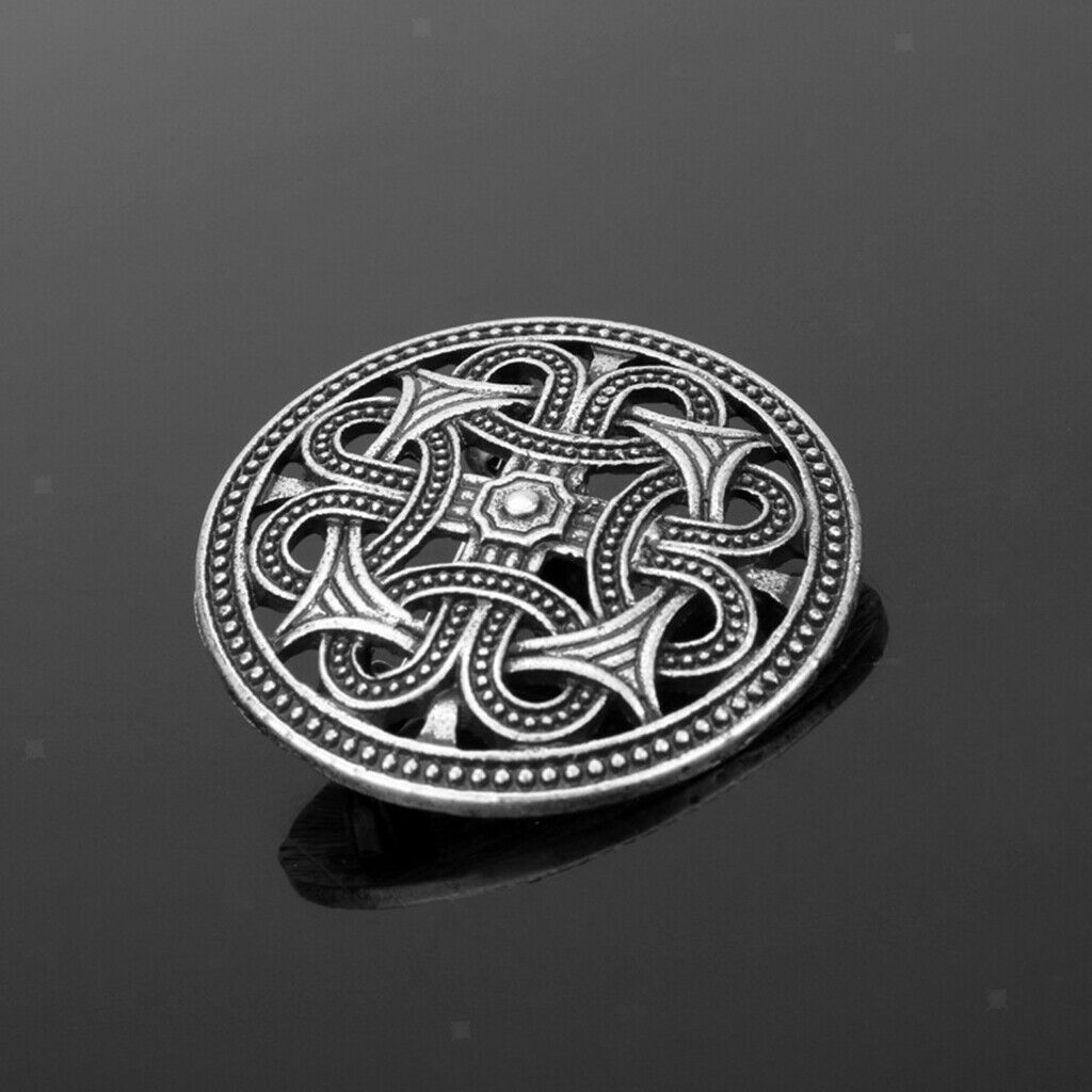 2pcs Ancient Viking Symbol Brooch Cloak Coat Collar Jewelry Buckle Pin