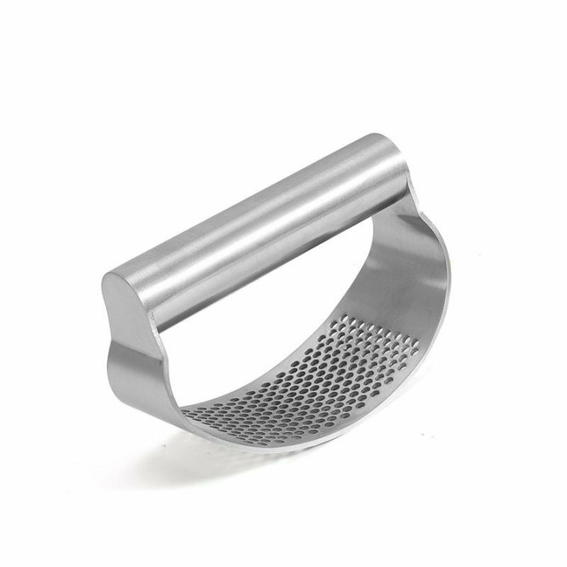 Stainless Steel Garlic Press Crusher Home Cooking Vegetables Ginger SqueezerBDA