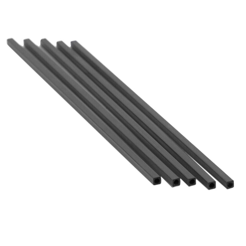 5 PCS  Carbon Fiber Square Tube Airplane Models