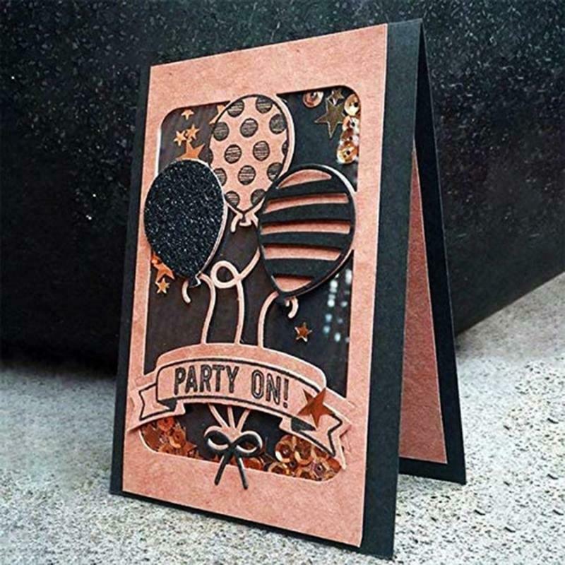 Balloon Metal Cutting Dies Stencil DIY Scrapbooking Album Paper Card Template