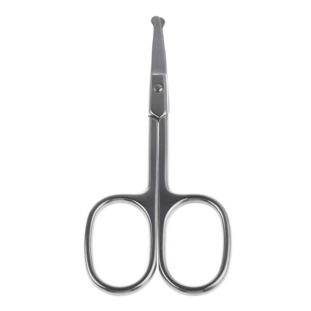 Safety Eyebrows Nose Ear Facial Hair Scissors Stainless Steel Trimmer Clippers