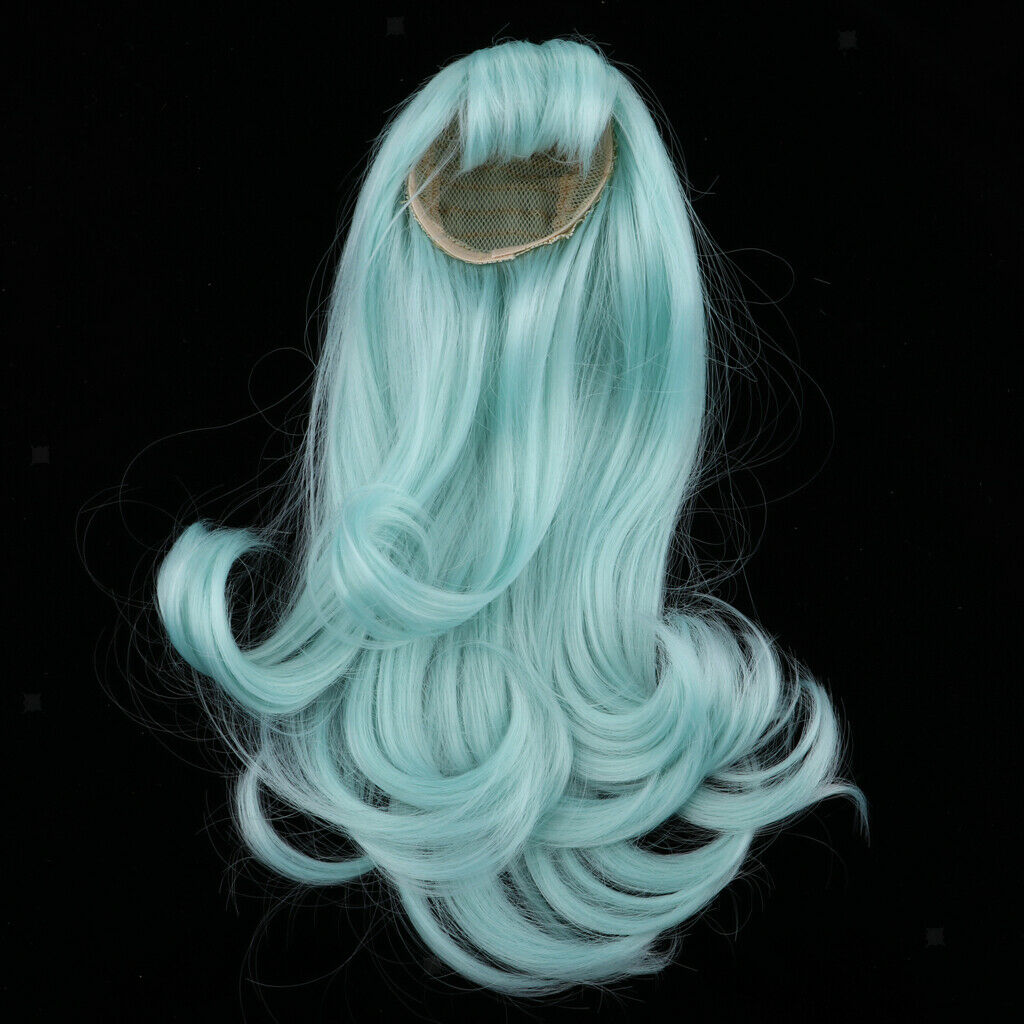 Elegant Long Curly Hair with Neat Bangs for Night Lolita, Supper Dollfie, MSD DZ