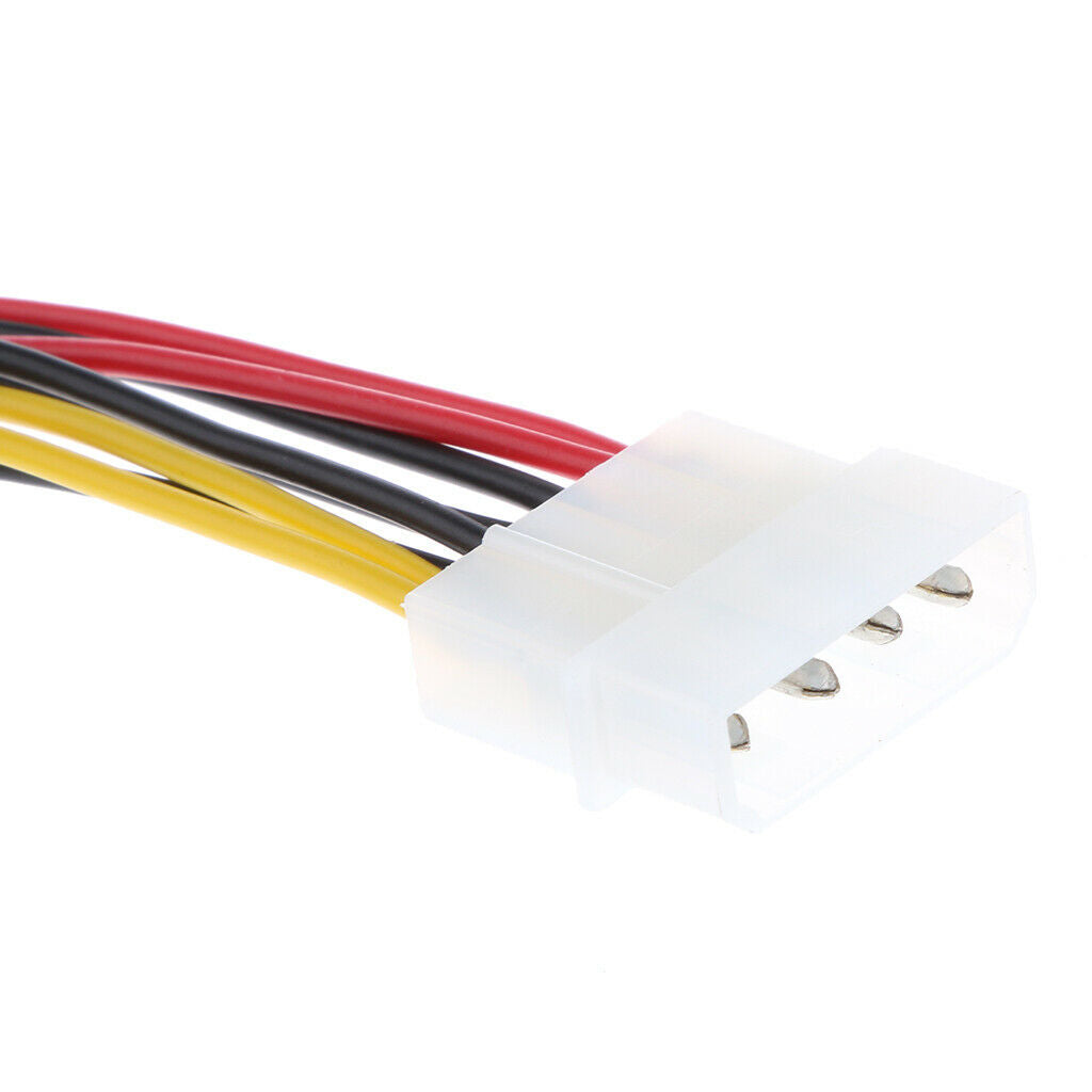 4pin SATA  to 4-Port 4Pin Cooler Cooling Fan Splitter Power Cable
