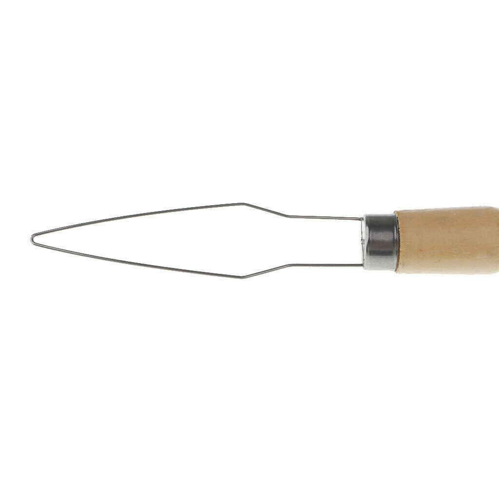 Wooden handle wire loop needle threader threader stitch puncture sewing tools