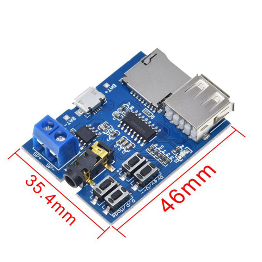 MP3 lossless Decoder Board Comes Power Amplifier TF Card U Disk Decoder Player