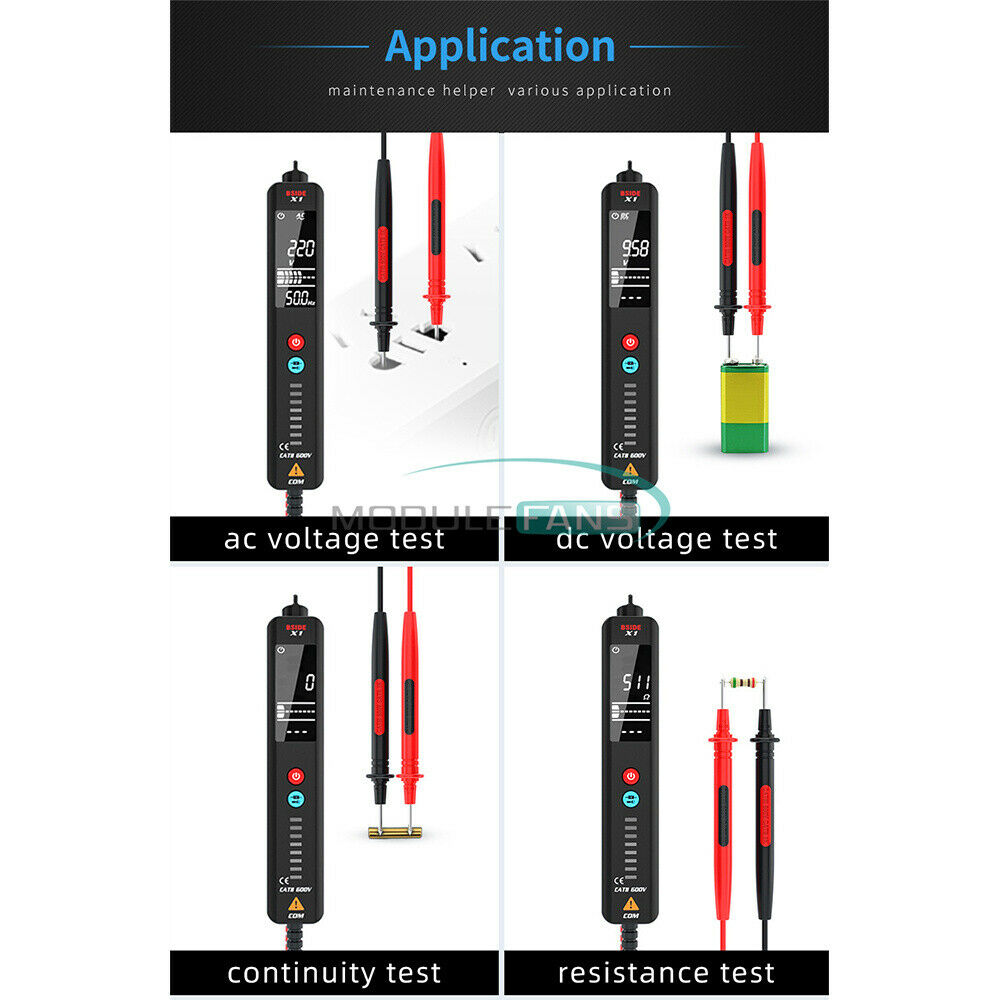 Dual Mode Intelligent Digital Multimeter Electric Pen Voltage Tester Detector
