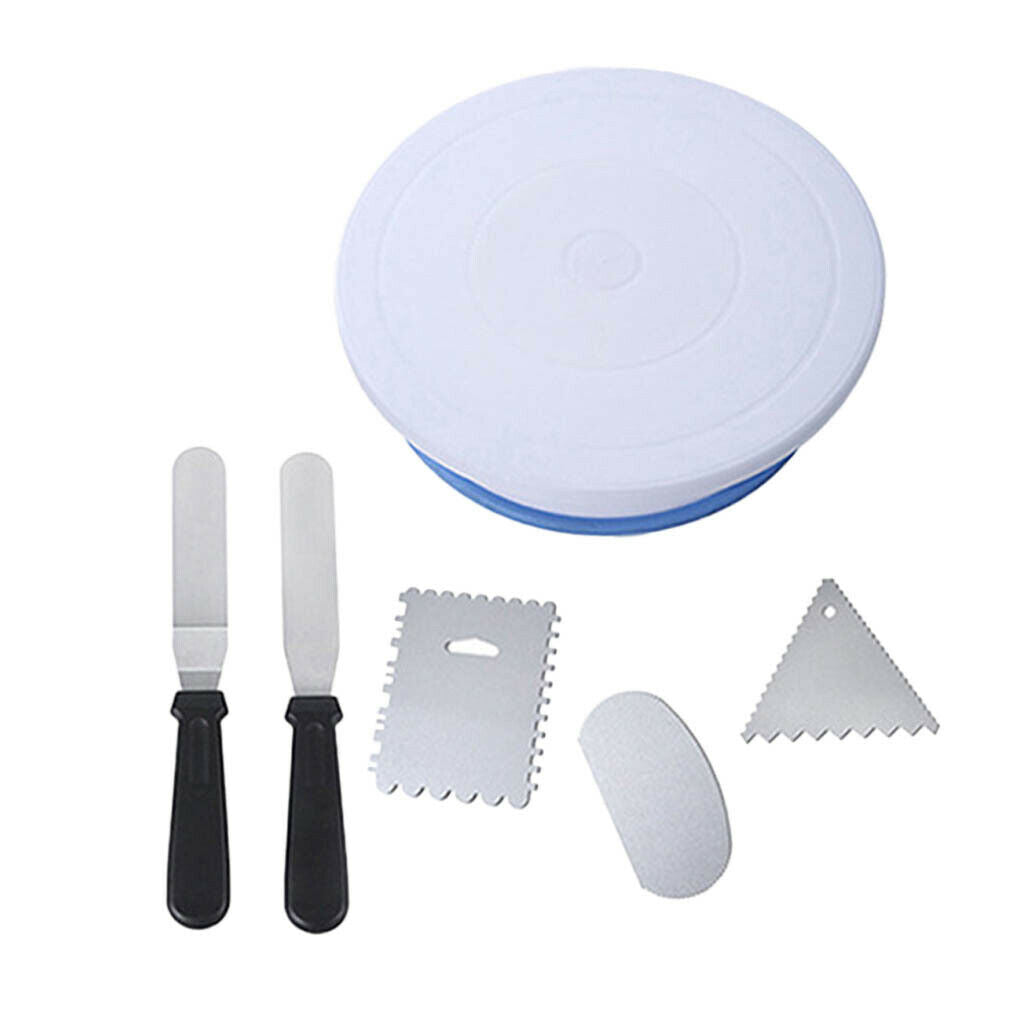 Multi-function Cake Turntable Stand Decorating Kit Set Pastry Tools 27.5cm
