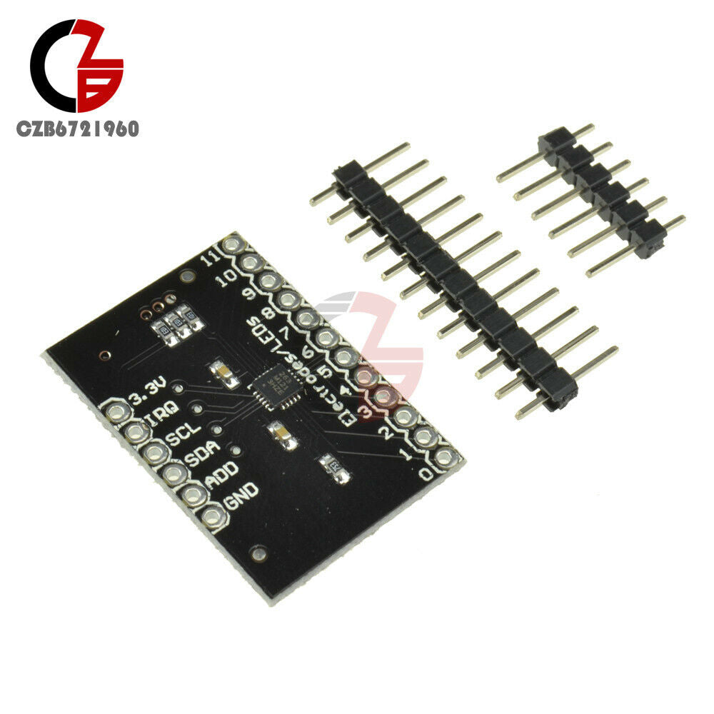 2PCS MPR121 V12 Breakout Board Module Capacitive Touch Sensor Controller I2C