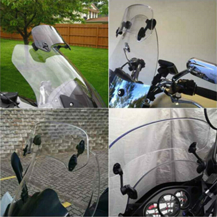 Motorcycle Risen Adjustable Windscreen Windshield Spoiler Air Deflector ForHonda