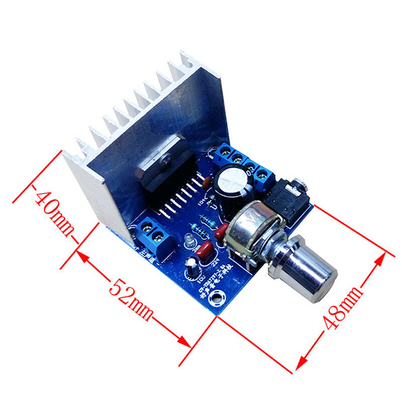 TDA7297 AC/DC12V 2*15W Dual-Channel Digital Stereo Audio Amplifier Board @BDA