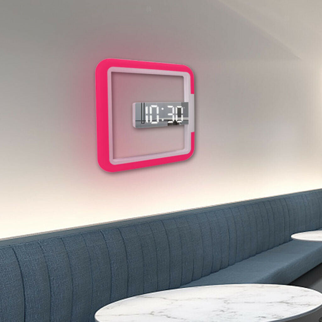 11 inch Digital Wall Clock Creative Remote Control Bedroom Clock Clocks