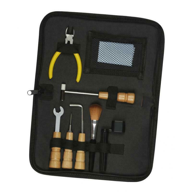 Guitar Tool Set With Pocket Wiping Cloth Dust Brush Repair Kit, Guitar