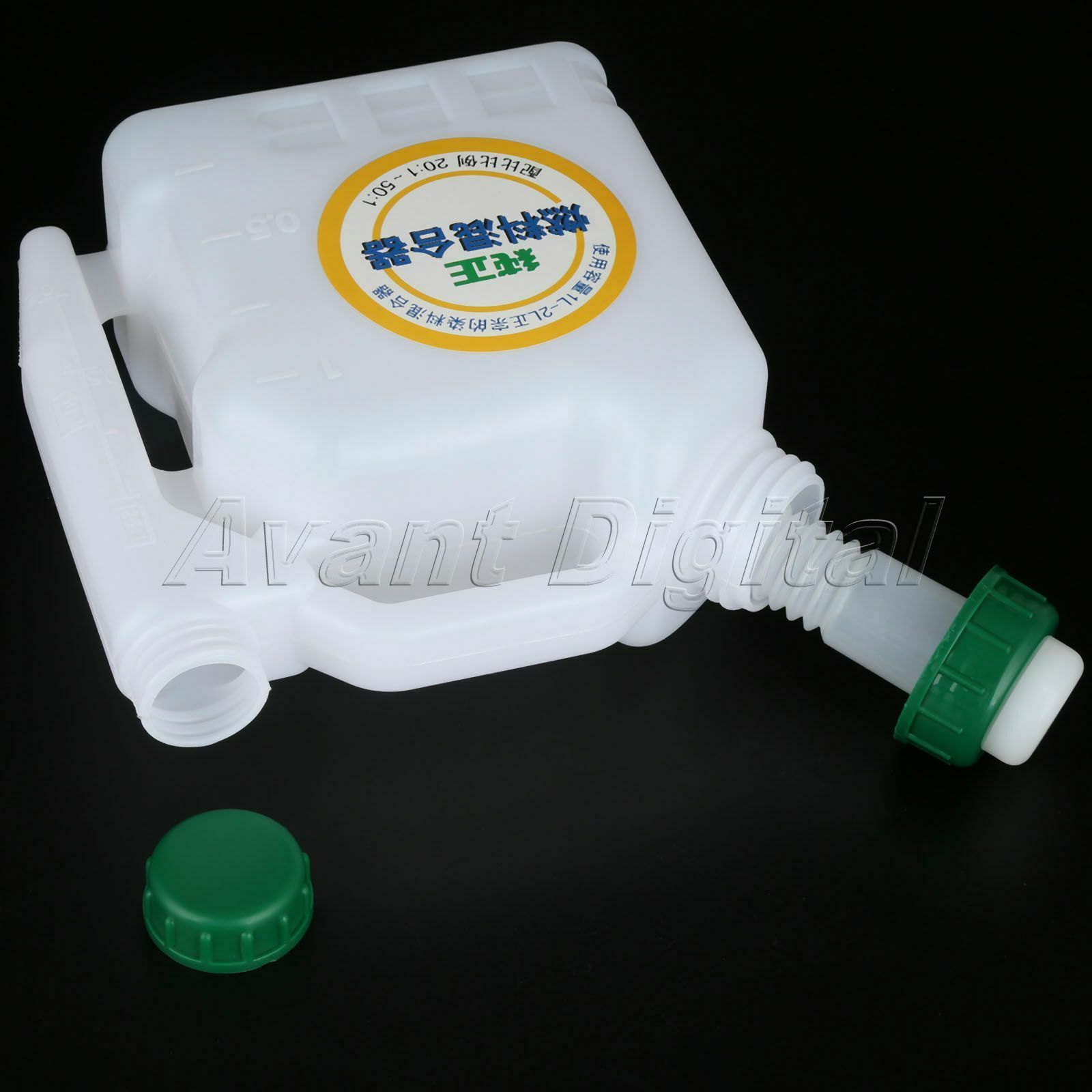 1Pc Chainsaw Gasoline Fuel Mixing Bottle Spare Parts 1.0L 25:1/50:1/40:1/20:1