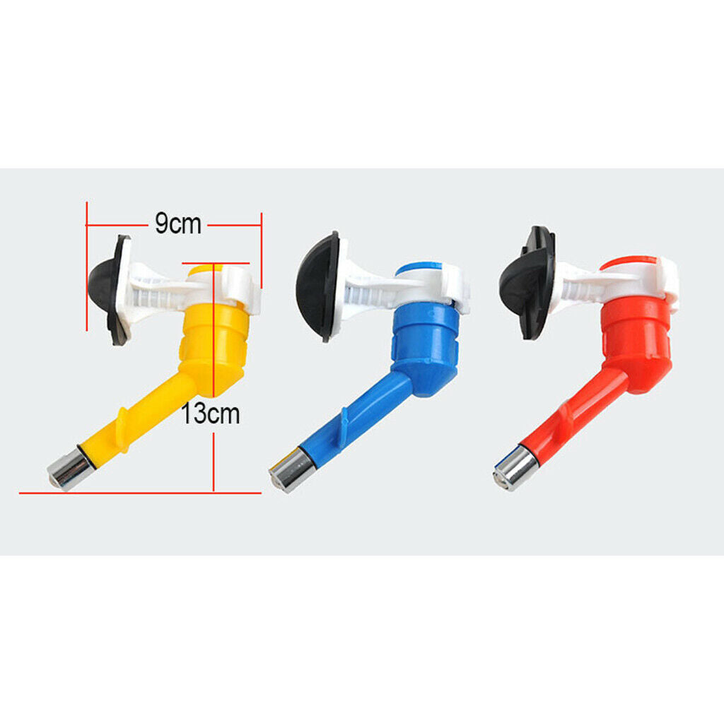 Water Drinker Bottle Dispenser Feeder Fountain Head for Pet Cat Dog  Red