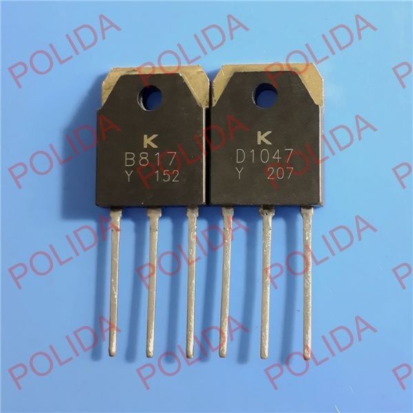1pairs or 2PCS Transistor KEC TO-3P KTB817/KTD1047 2SB817/2SD1047 B817/D1047