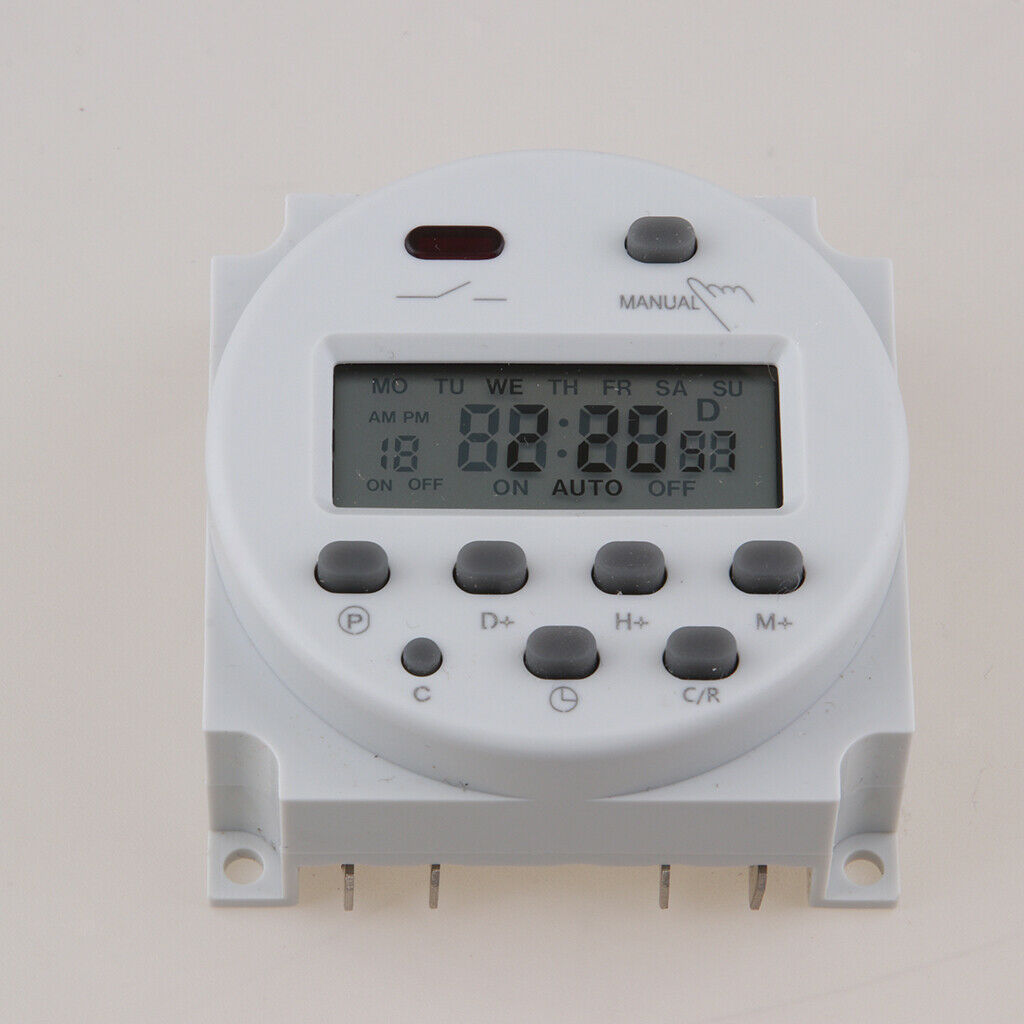 Timer Relay Switch CN101A DC12V 16A Digital LCD Programmable