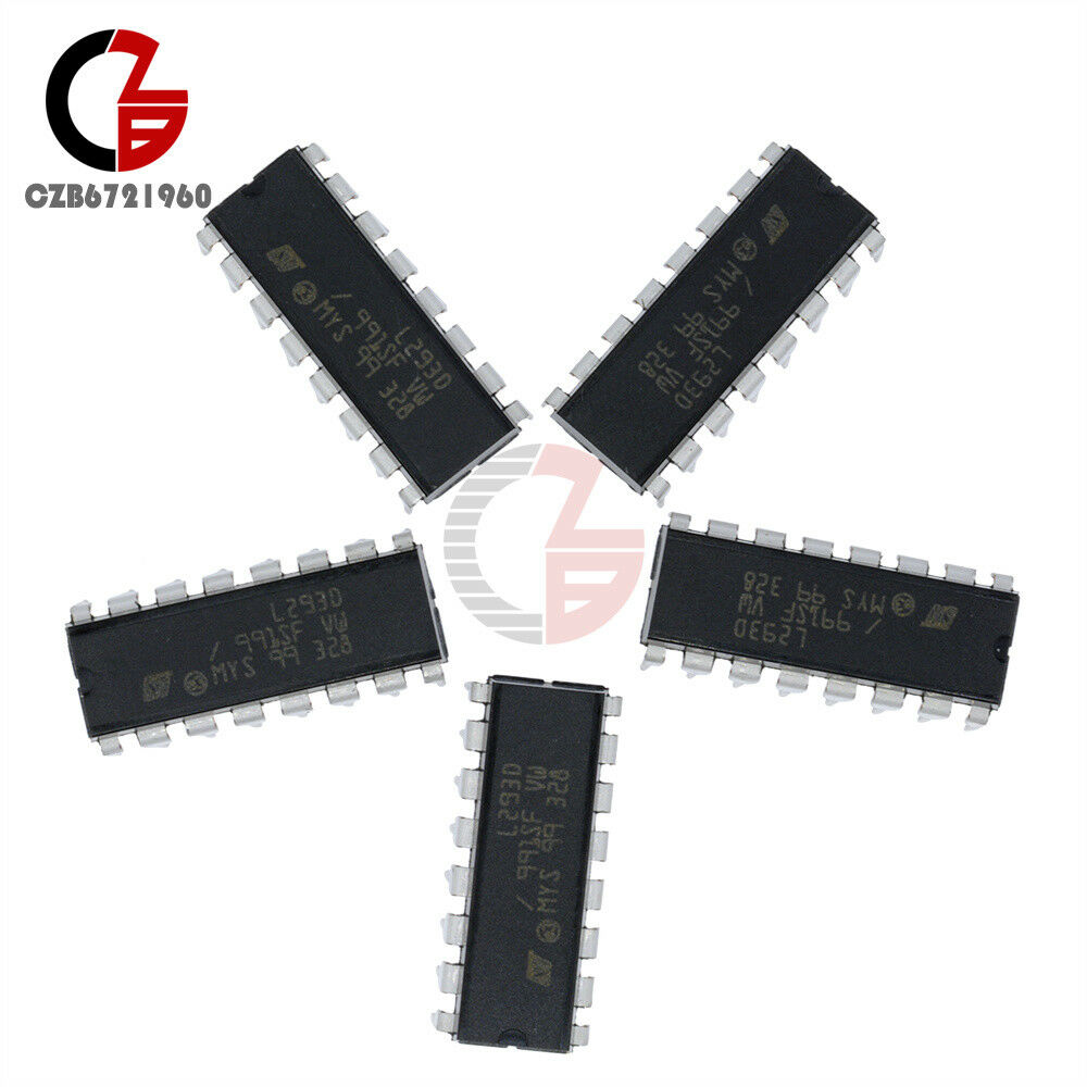 2PCS L293D L293 Driver IC Chip DIP 16 for Push-Pull Four-Channel Motor