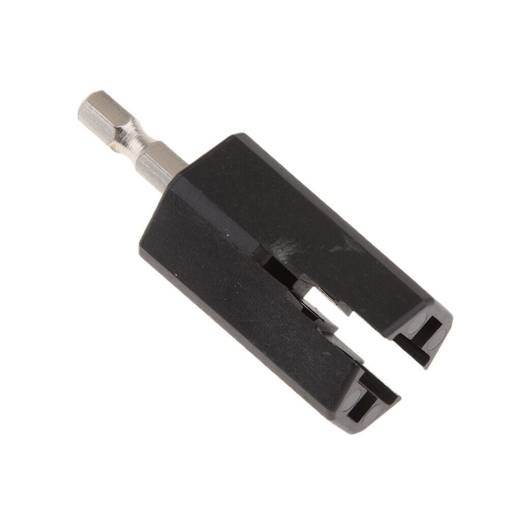 Black Acoustic Guitar Bass String Winder Head Tools Bridge Pin Puller Drill