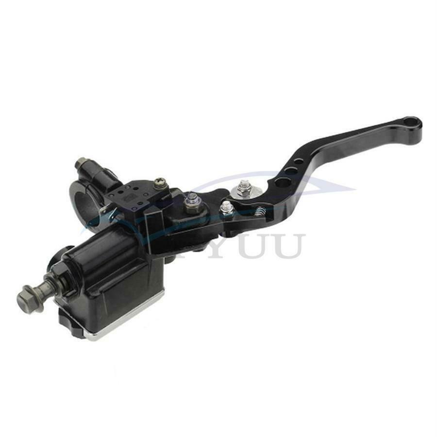 2x 7/8'' Motorcycle Master Cylinder Hydraulic Brake Pump Clutch Levers Reservoir