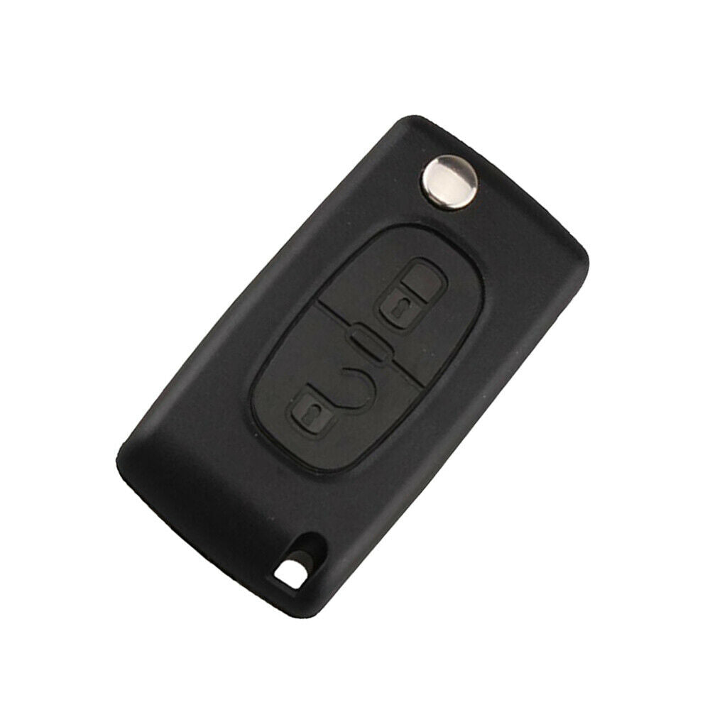 Remote Key Fob 433MHZ PCF7941 Chip 2 Button HU83 Blade For Peugeot Citroen