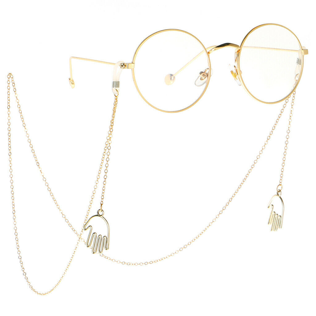 1x Acrylic Laces Hanging Palms On Neck For Sunglasses Reading Ornaments