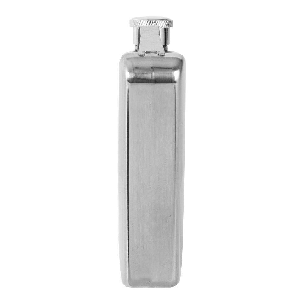 Portable Outdoor Camping Hiking 5oz Flagon Stainless Steel Barrel Hip Flask @