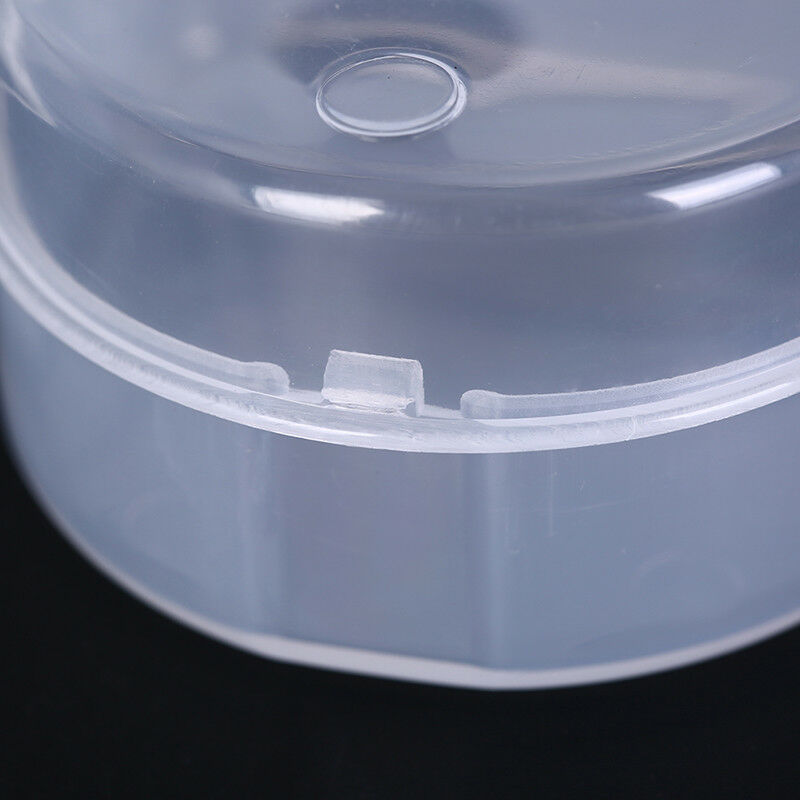 1pc dental box denture teeth storage case mouth guard container 6.4x6.5x3..l8