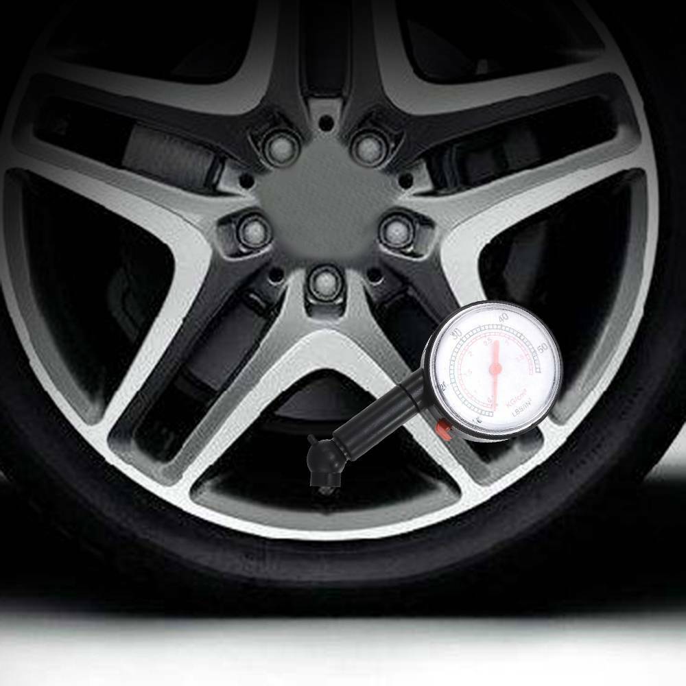 Auto Car Tyre Tire Air Pressure Gauge Motorcycle Truck Vehicle Tester Dial Meter