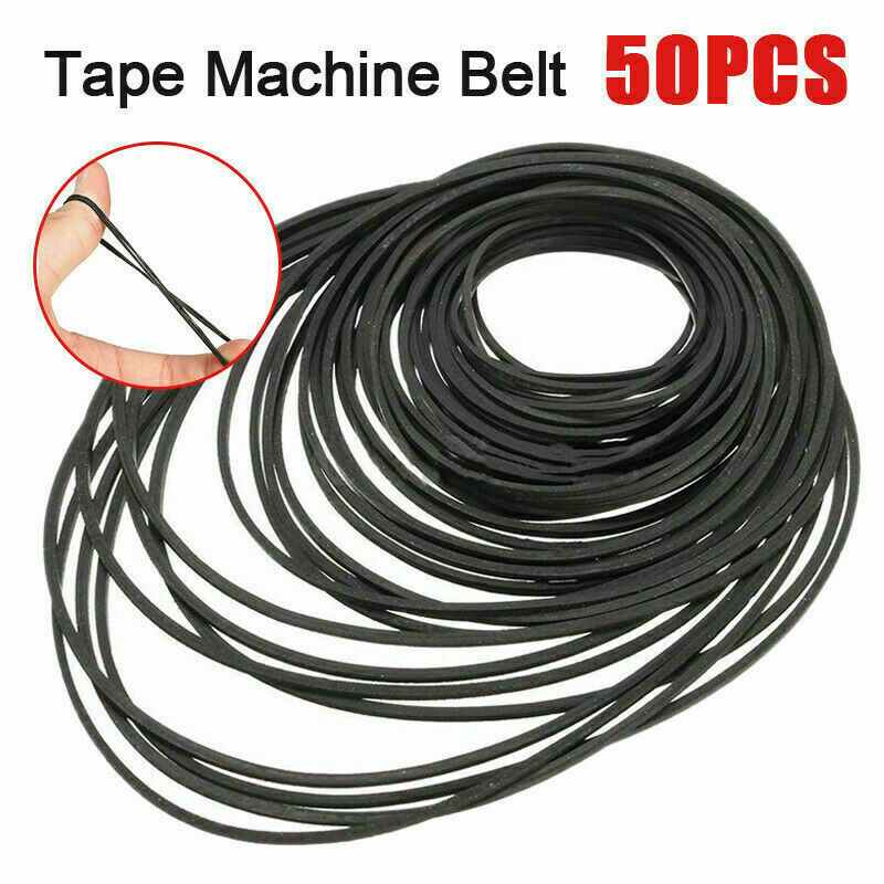 50Pcs Universal Repair 3-15cm Mix Cassette Tape Machine Square Belt Assorted US
