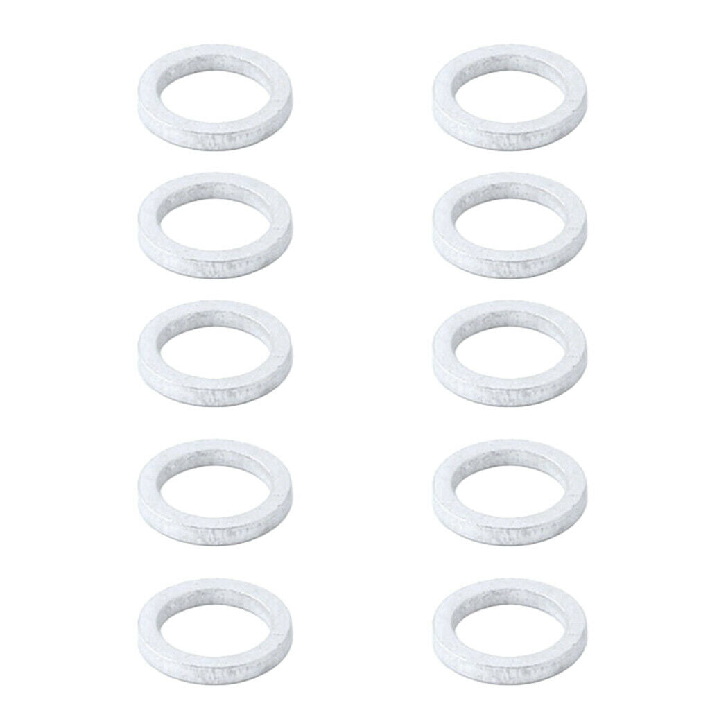 10x Bike Chainwheel Screw Chainring Washer Gasket Spacers Component 2mm