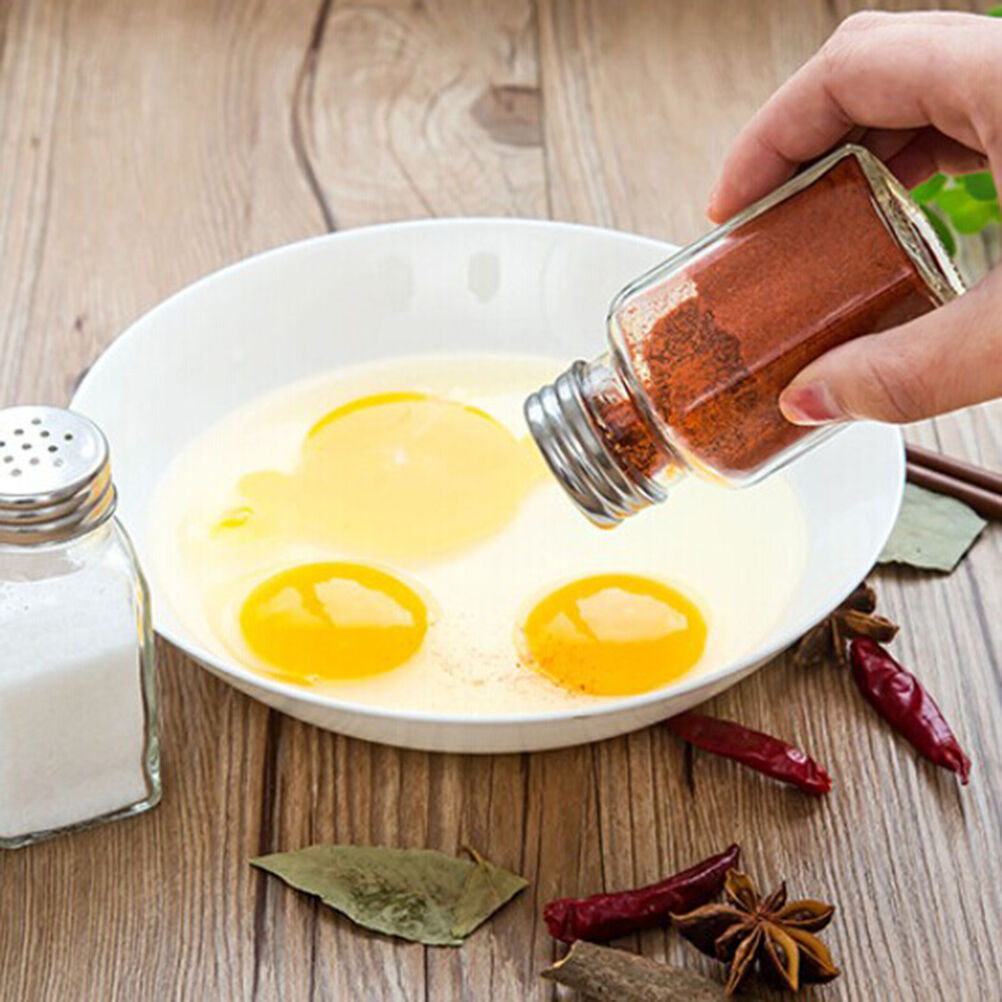 Seasoning Salt Pepper Bottle Cruet Pot Spreader Shaker Jar Holder Container Fad