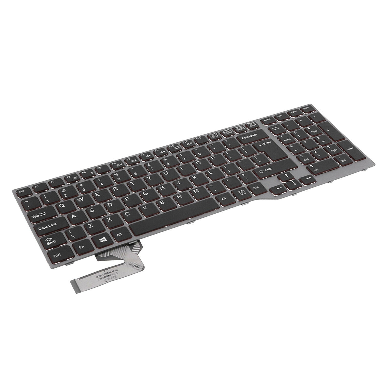High Quality US Laptop Replacement Keyboard for Fujitsu Lifebook E753 Black